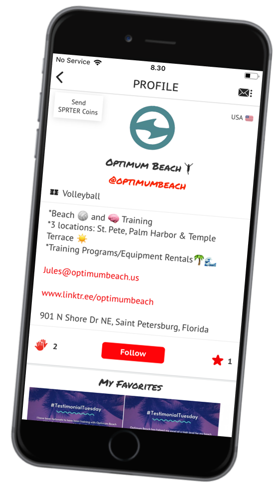 Optimum Beach SPRTER Profile